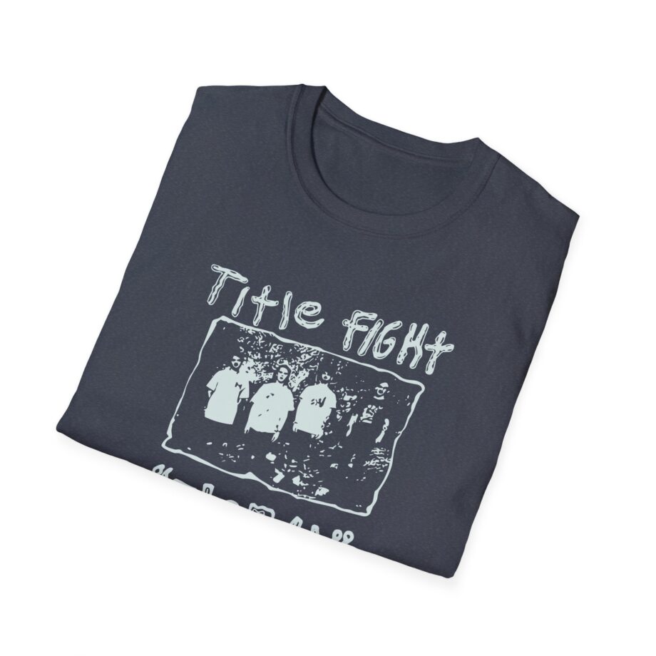 Title Fight Floral Green Unisex Softstyle T-Shirt