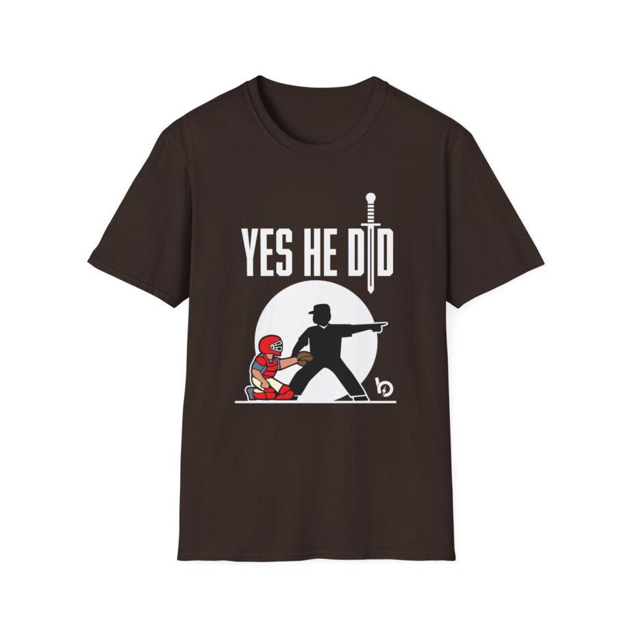 Trevor Bauer Yes He Did Unisex Softstyle T-Shirt