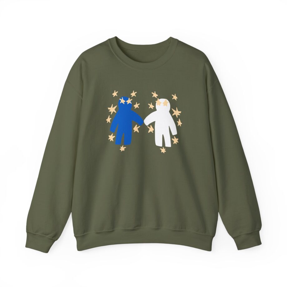 Slushy Noobz  Out Of Character Unisex Heavy Blend Crewneck Sweatshirt