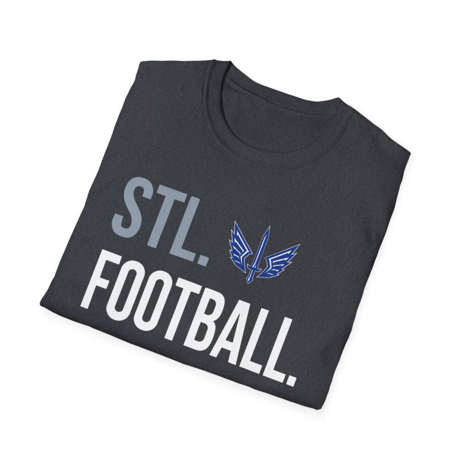 St. Louis Battlehawks 108 Stitches Football Spiral Unisex Softstyle T-shirt