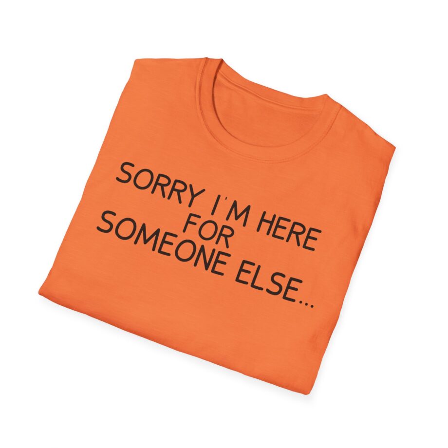 Benson Boone Sorry I'm Here for Someone Else Unisex Softstyle T-shirt