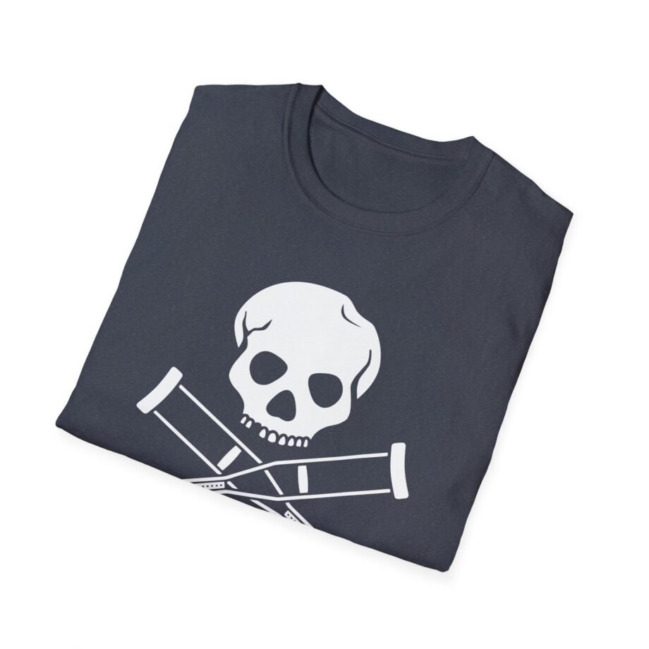 Jackass Skull and Crutches Unisex Softstyle T-Shirt