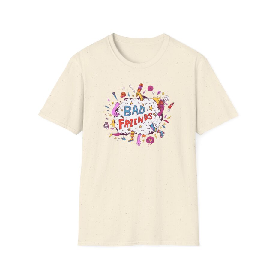 Bad Friends Fight Cloud Unisex Softstyle T-shirt