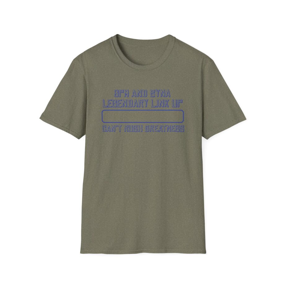 Central Cee 6pm and Syna Legendary Link Up Can't Rush Greatness Unisex Softstyle T-Shirt