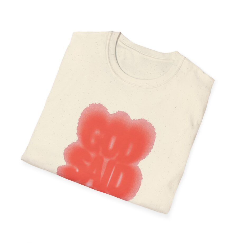 Omar Apollo God Said No Blur Unisex Softstyle T-shirt