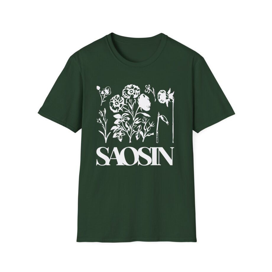 Saosin Flowers Unisex Softstyle T-Shirt