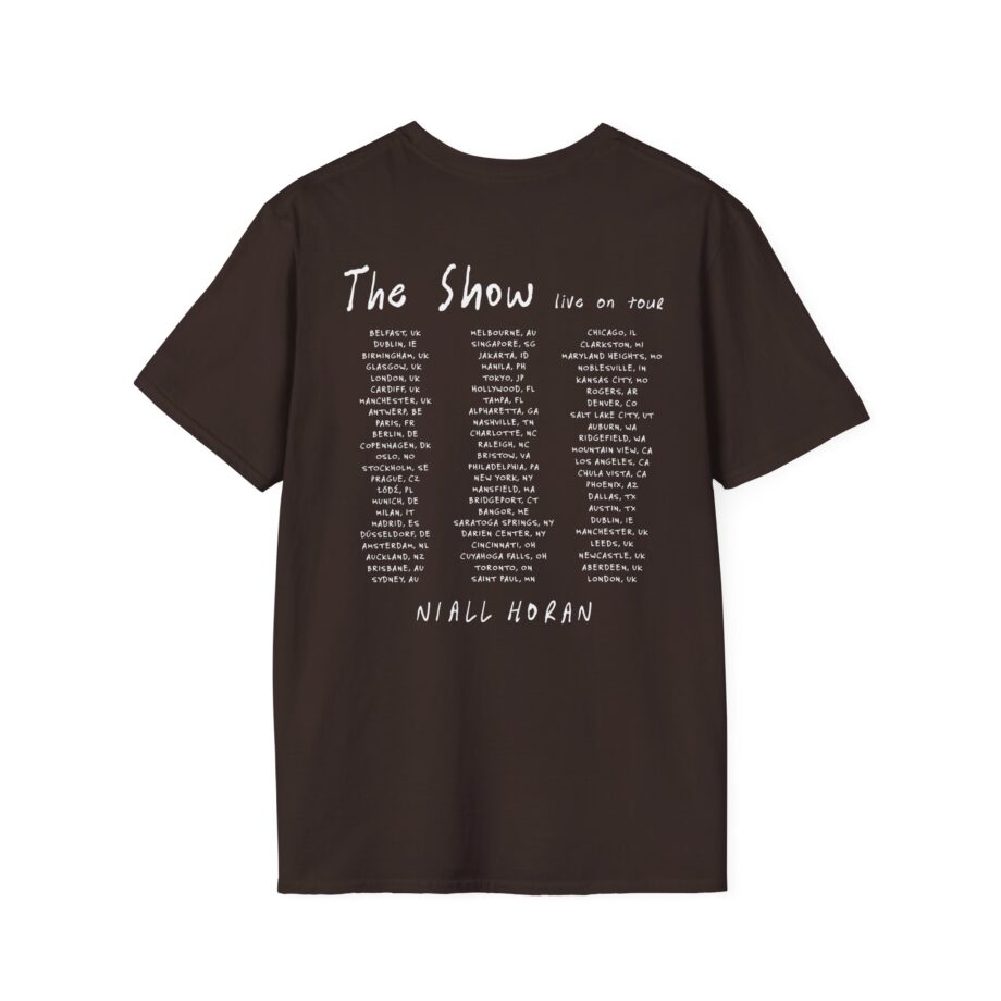 Niall Horan the Show Photo Dates  Unisex Softstyle T-shirt