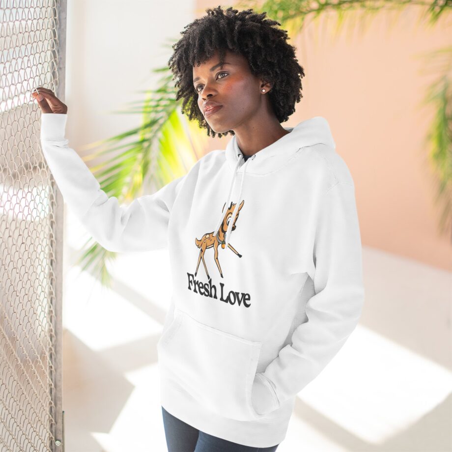 Fresh Love Bambi  Three-panel Fleece Hoodie