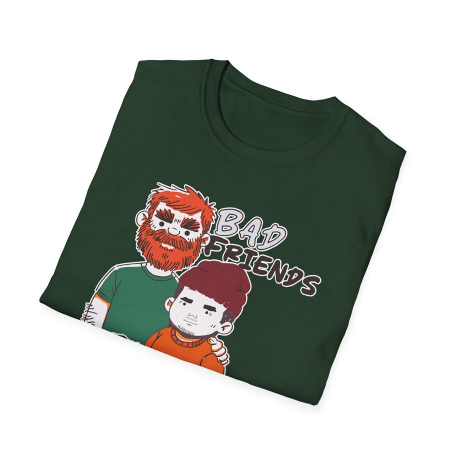 Bad Friends Hairy Unisex Softstyle T-shirt