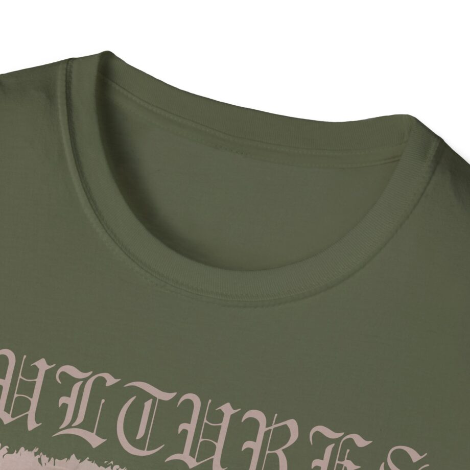 Vultures Graphic Unisex Softstyle T-Shirt - Edgy Vintage Art Tee