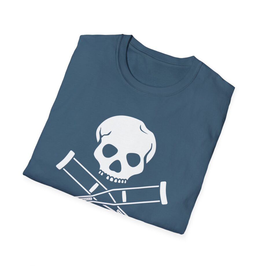 Jackass Skull and Crutches Unisex Softstyle T-Shirt