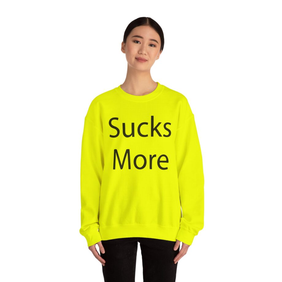 Hamzah Sucks More Tee Unisex Heavy Blend Crewneck Sweatshirt