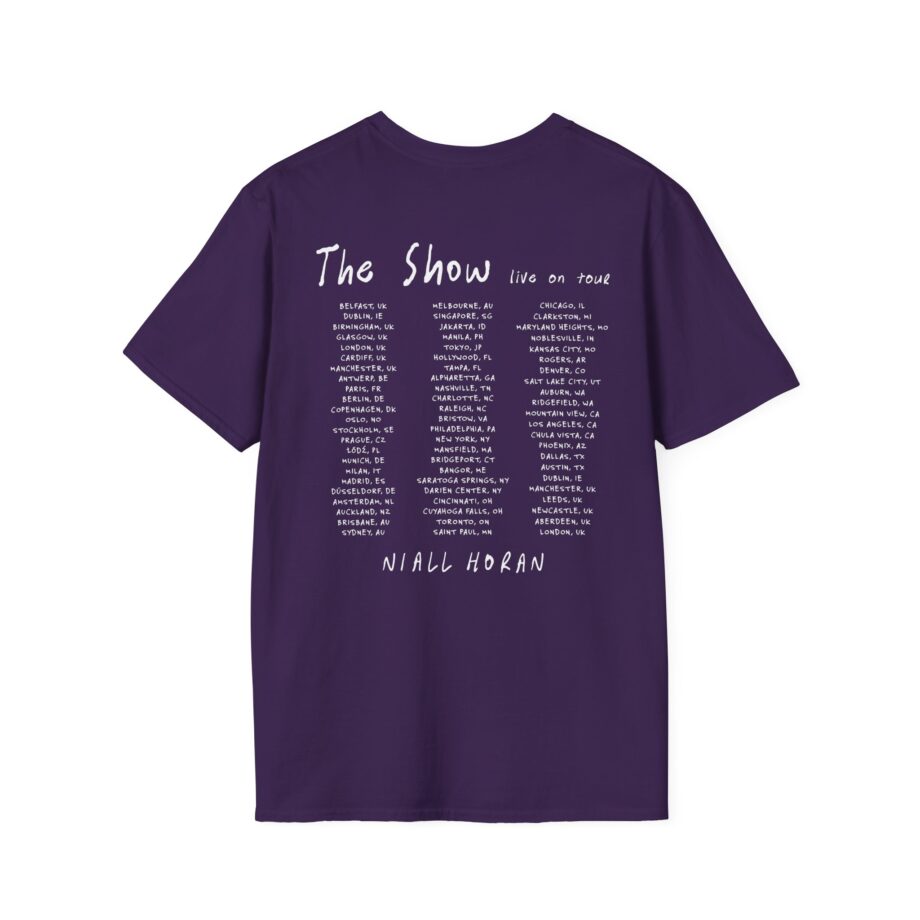 Niall Horan the Show Photo Dates  Unisex Softstyle T-shirt