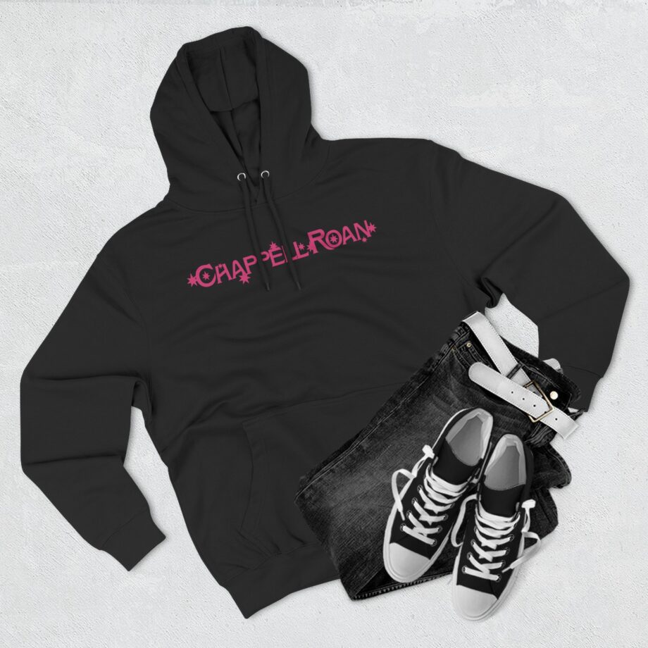 Chappell Roan Black Three-panel Fleece Hoodie