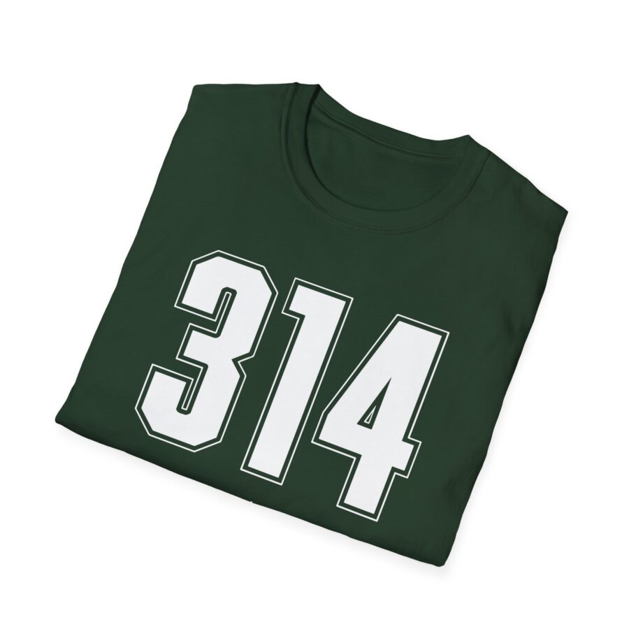 St. Louis Battlehawks Area Code Unisex Softstyle T-shirt