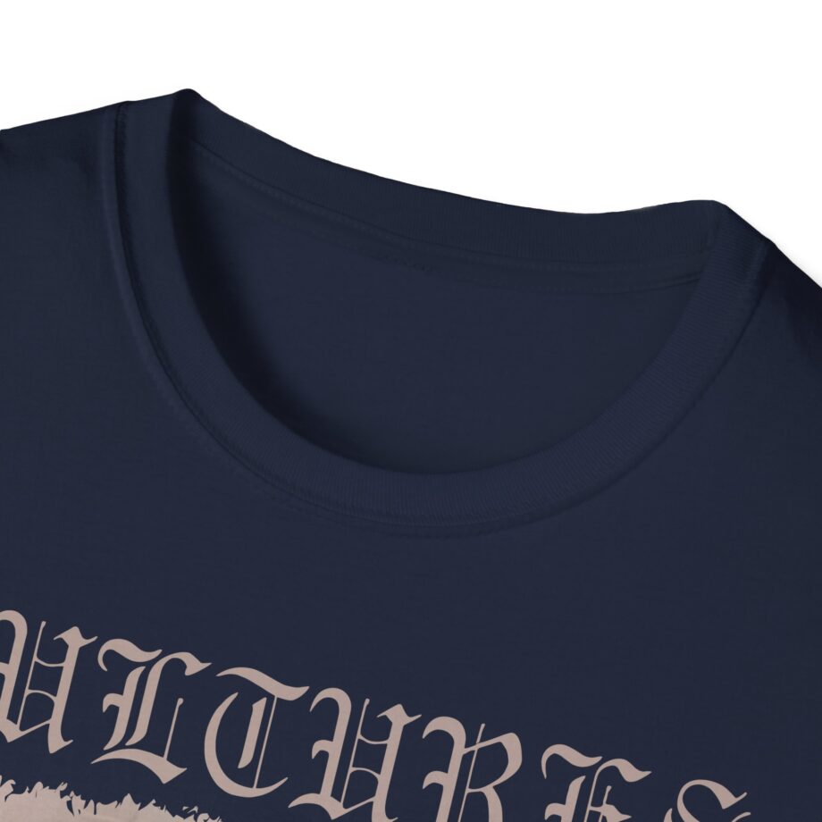 Vultures Graphic Unisex Softstyle T-Shirt - Edgy Vintage Art Tee