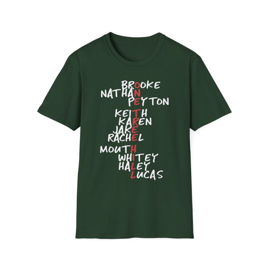 One Tree Hill Character Names Unisex Softstyle Tee