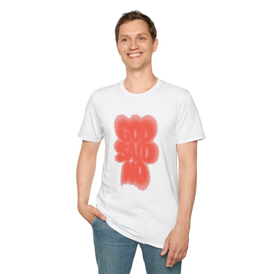 Omar Apollo God Said No Blur Unisex Softstyle T-shirt