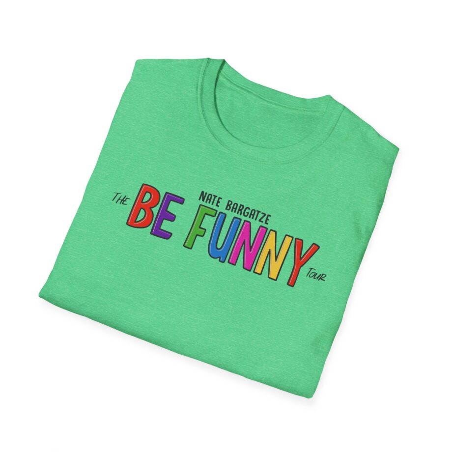 Nate Bargatze the Be Funny Tour Unisex Softstyle T-Shirt