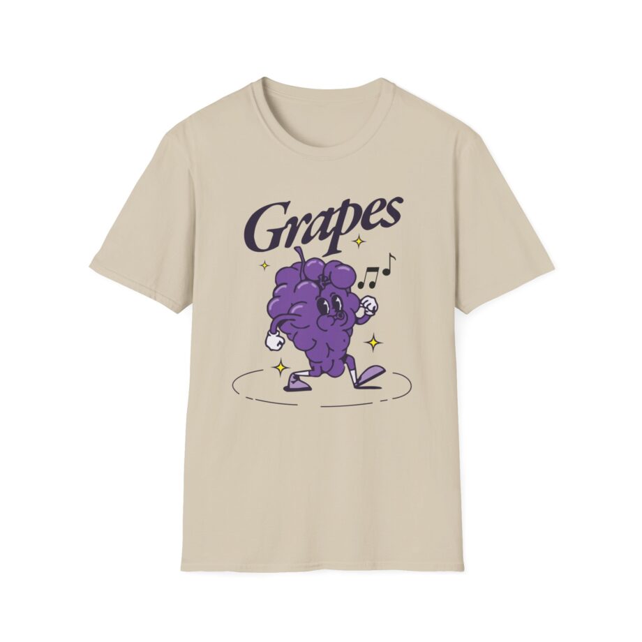 James Marriott Grapes Natural Unisex Softstyle T-Shirt
