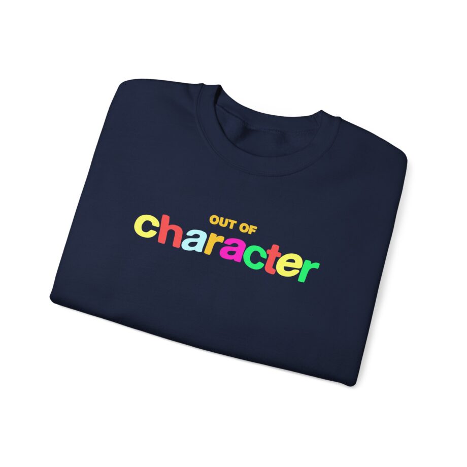 Slushy Noobz  Out Of Character Unisex Heavy Blend Crewneck Sweatshirt