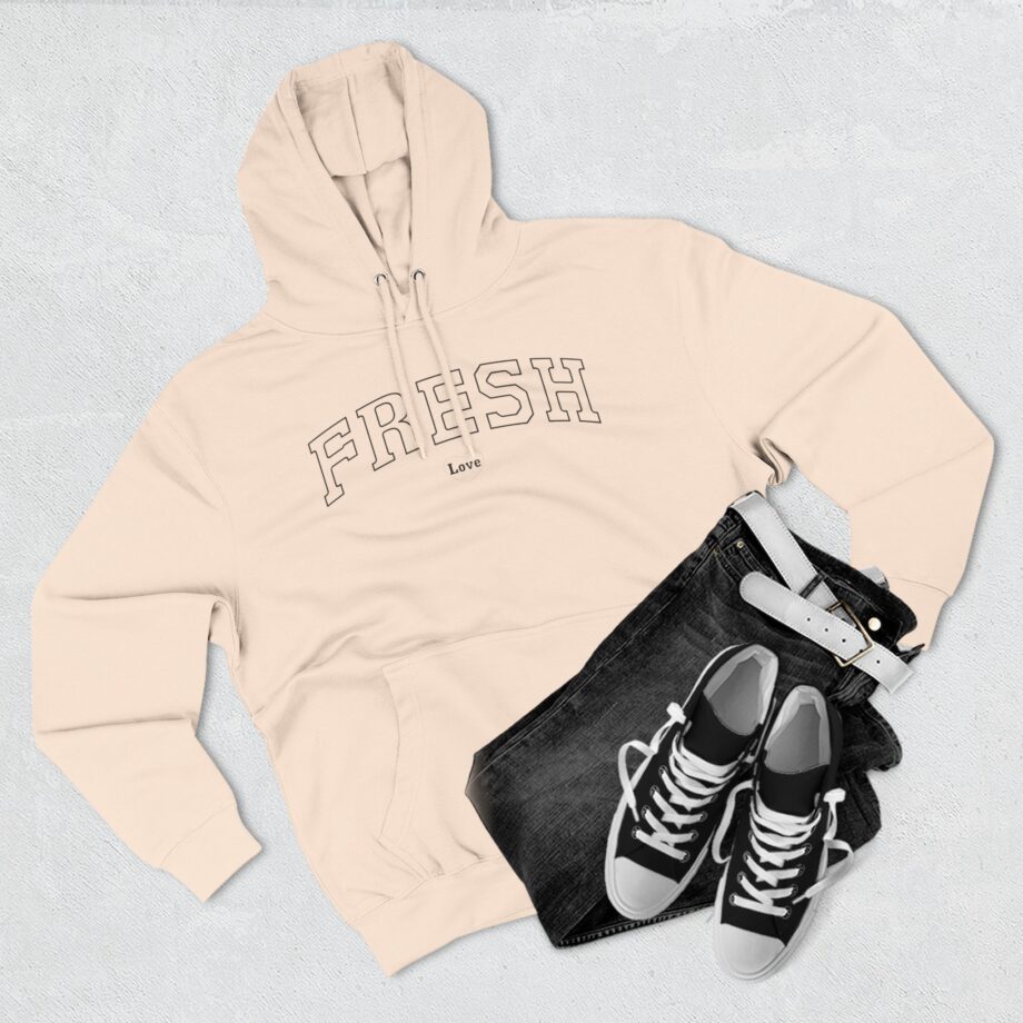 Fresh Love Varsity Three-Panel Fleece Hoodie