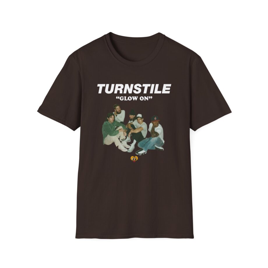 Turnstile Glow on Drawing Unisex Softstyle T-shirt