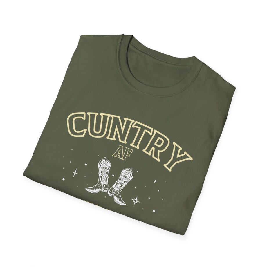 Sadie Crowell Cuntry Af Cropped Unisex Softstyle T-shirt