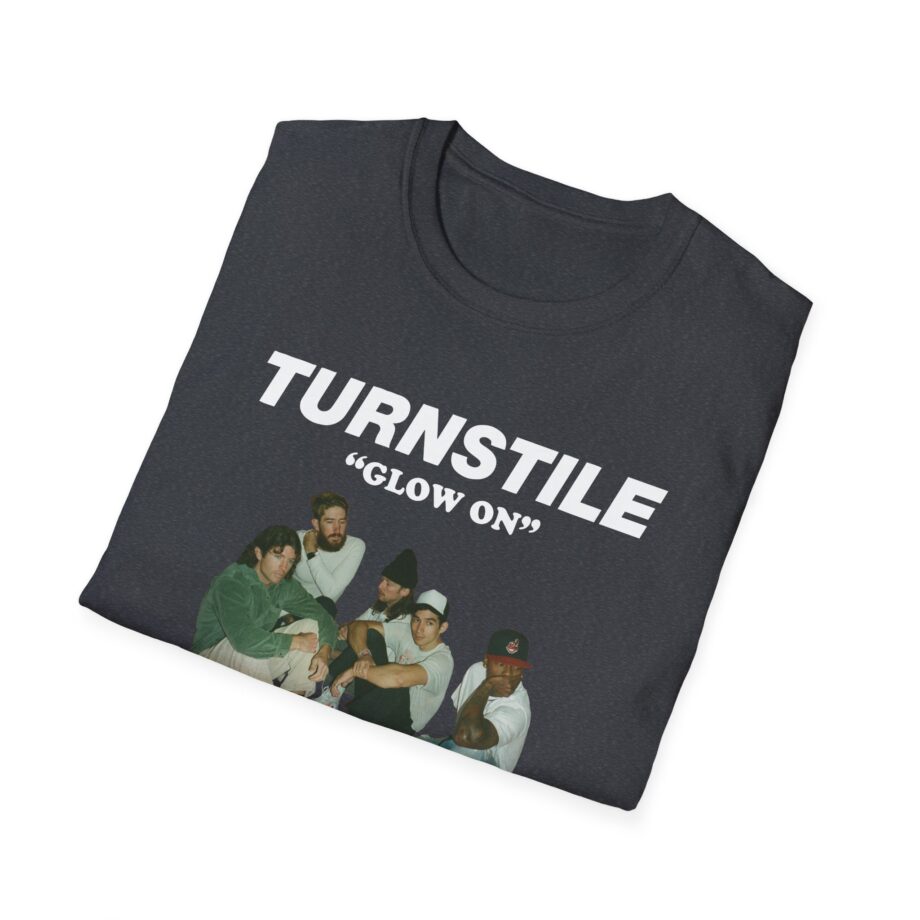 Turnstile Glow on Drawing Unisex Softstyle T-shirt