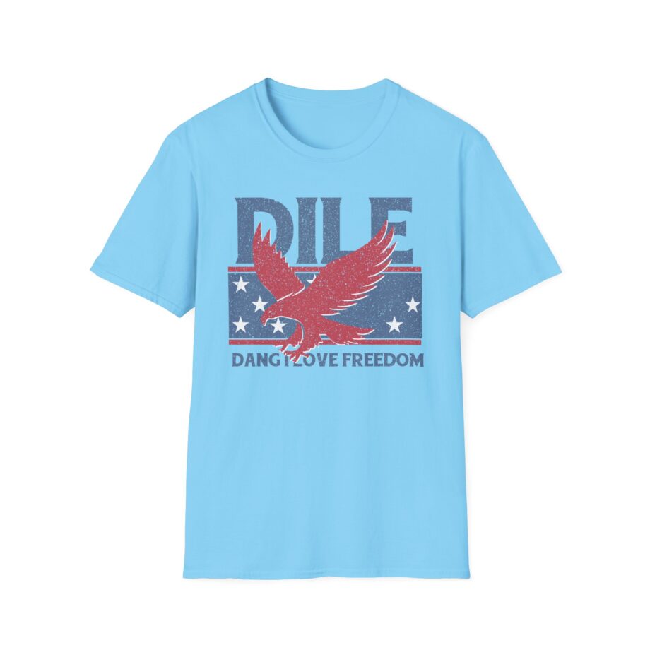 Sadie Crowell Dilf Dang I Love Freedom Unisex Softstyle T-shirt
