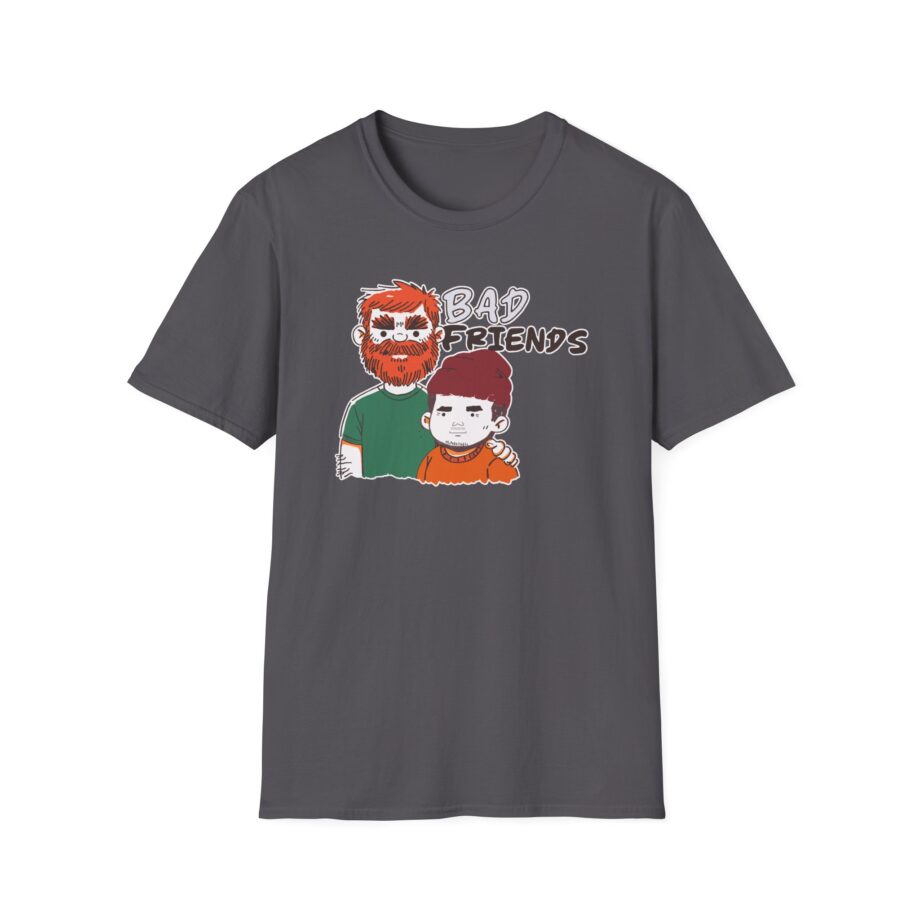 Bad Friends Hairy Unisex Softstyle T-shirt