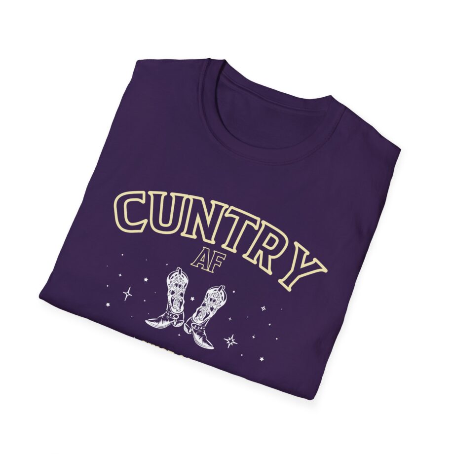 Sadie Crowell Cuntry Af Cropped Unisex Softstyle T-shirt