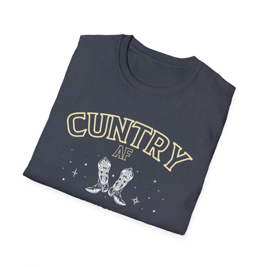 Sadie Crowell Cuntry Af Cropped Unisex Softstyle T-shirt