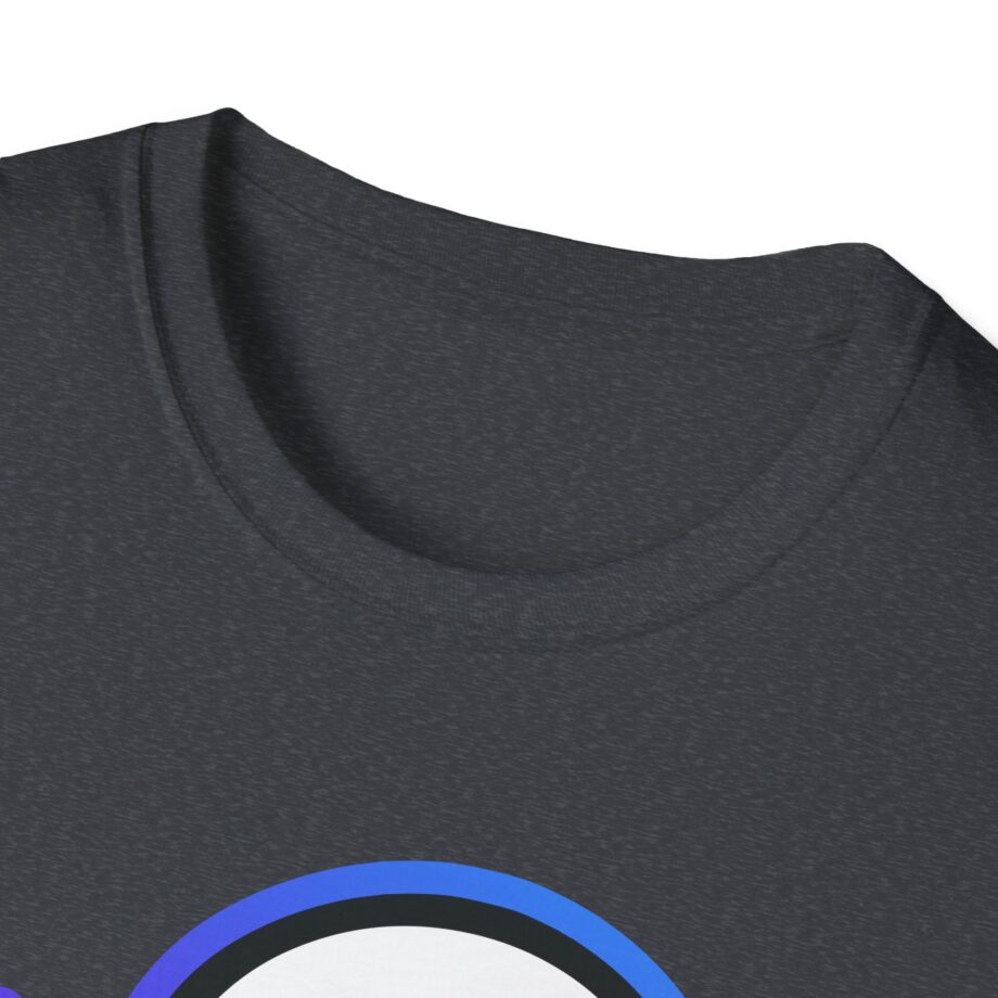 Ninja Ghosty Blue Dye Unisex Softstyle T-shirt