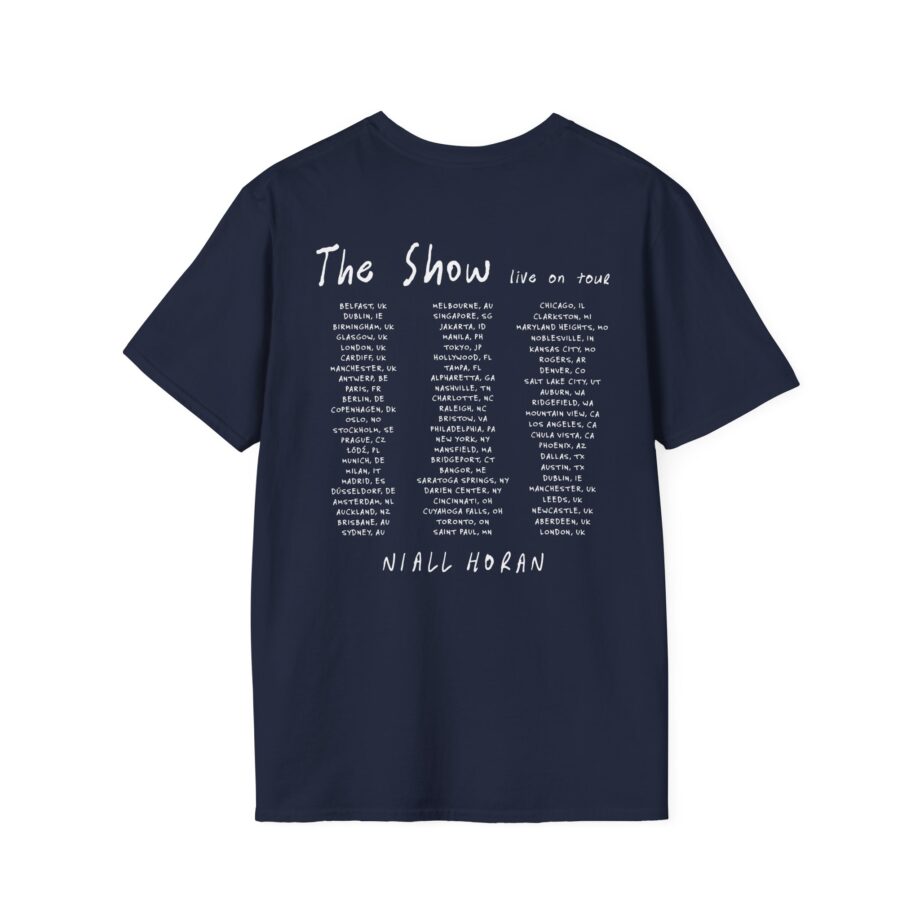 Niall Horan the Show Photo Dates  Unisex Softstyle T-shirt