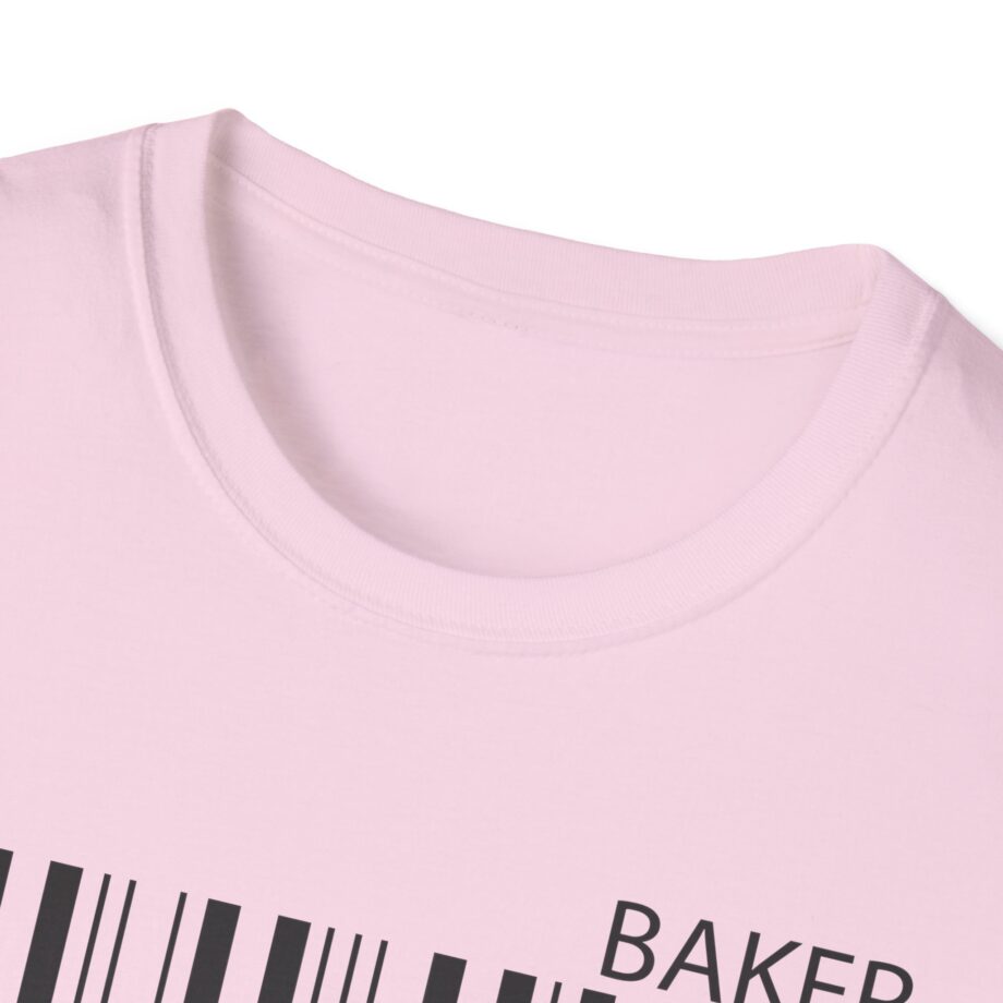 Maverick Barcode Baker Unisex Softstyle T-shirt