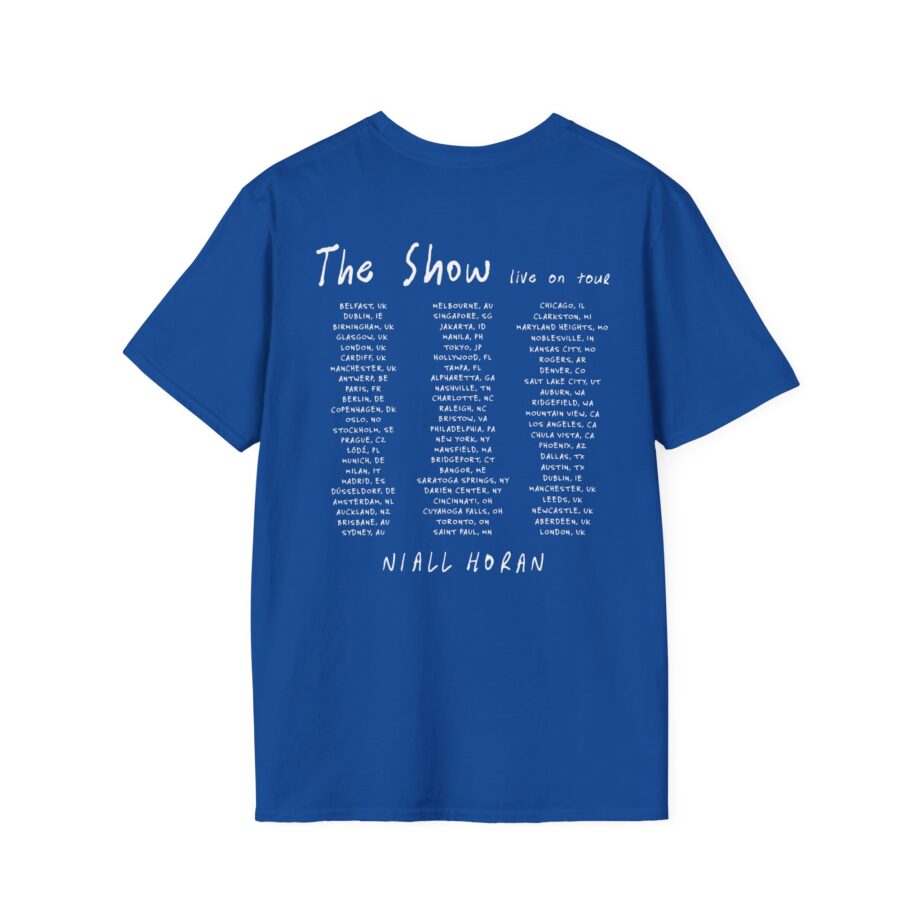 Niall Horan the Show Photo Dates  Unisex Softstyle T-shirt