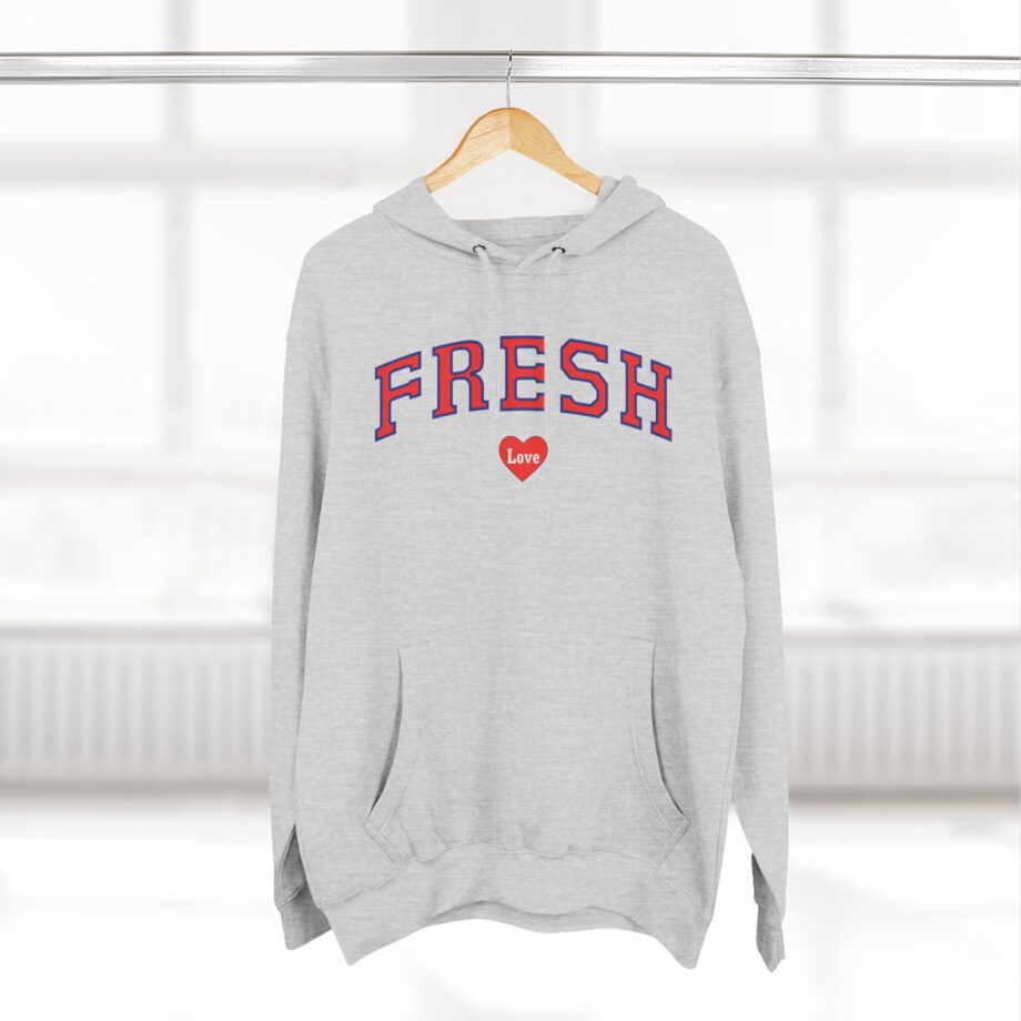 Fresh Love Heart  Three-panel Fleece Hoodie