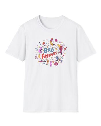 Bad Friends Fight Cloud Unisex Softstyle T-shirt