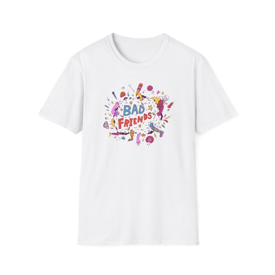 Bad Friends Fight Cloud Unisex Softstyle T-shirt