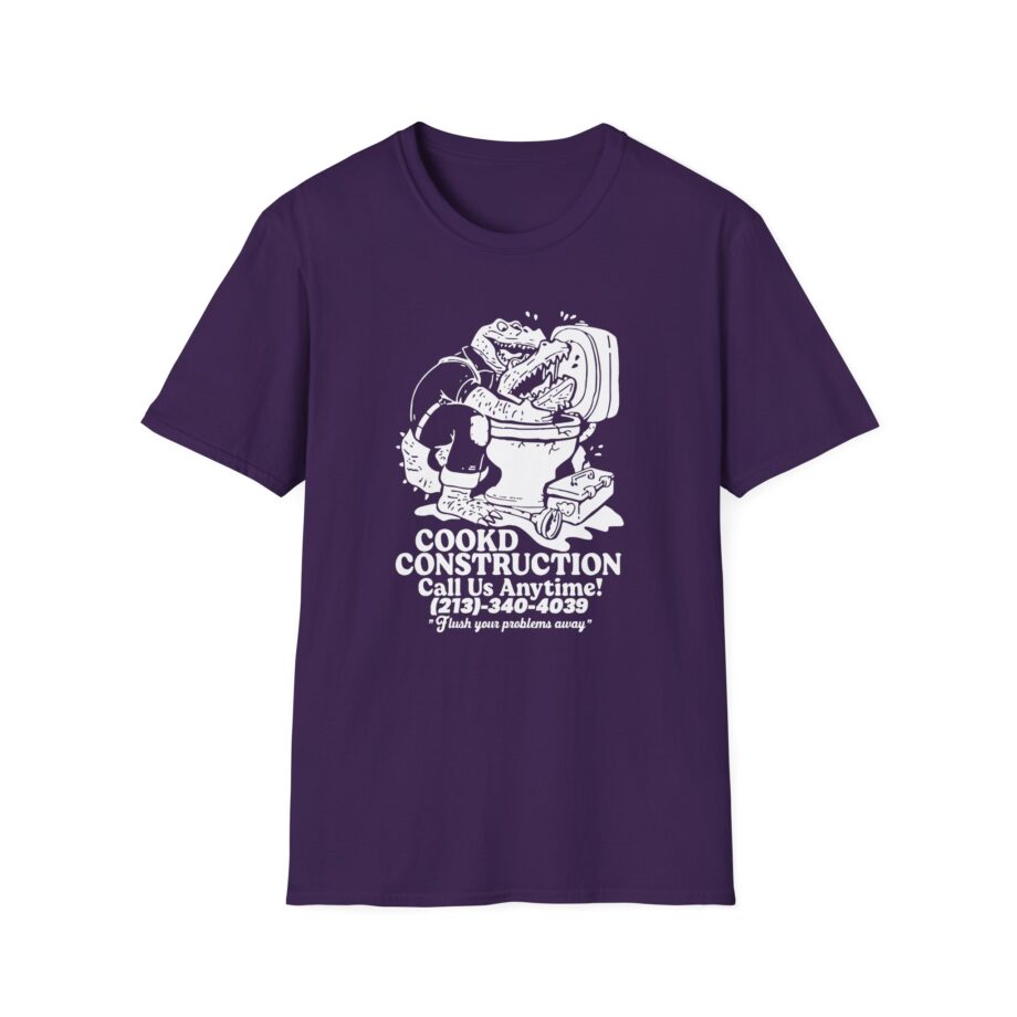 Lazarbeam  Cookd Construction Call Us Anytime Unisex Softstyle T-Shirt