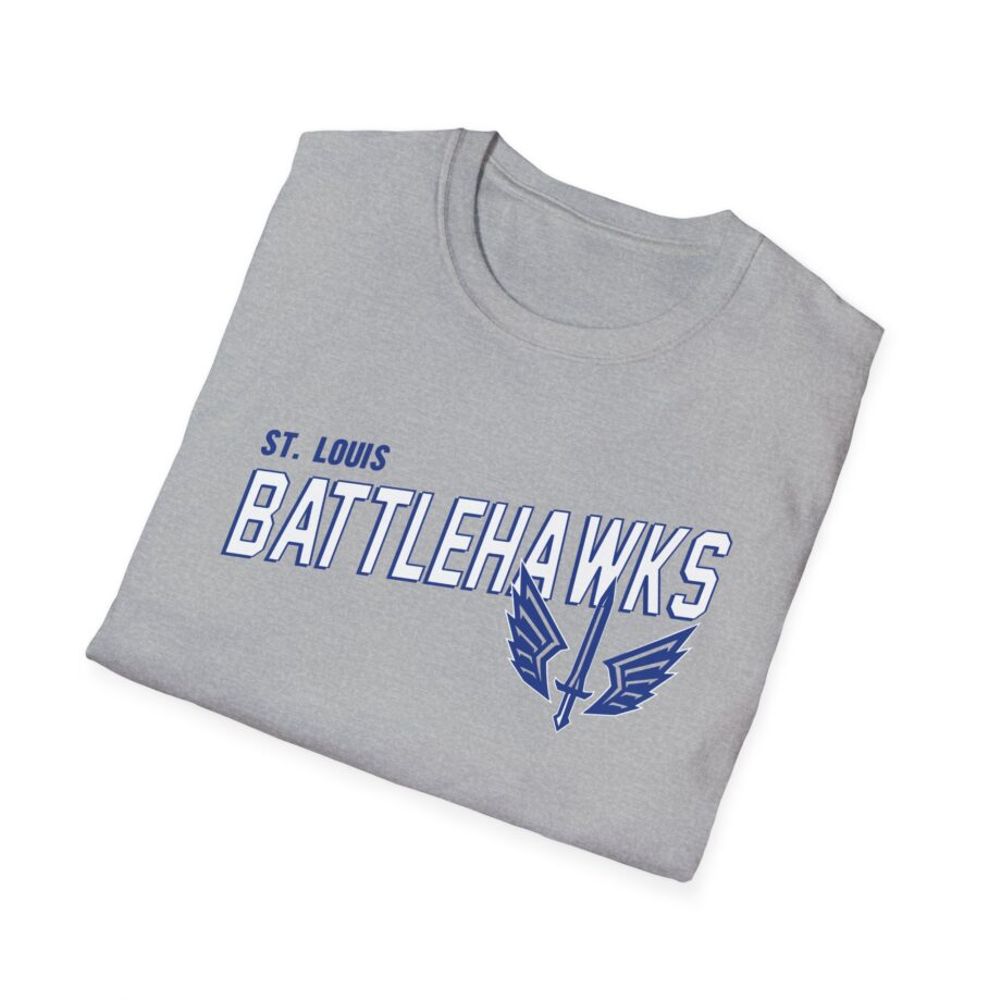 St. Louis Battlehawks 108 Stitches Tarc Merman  Unisex Softstyle T-Shirt