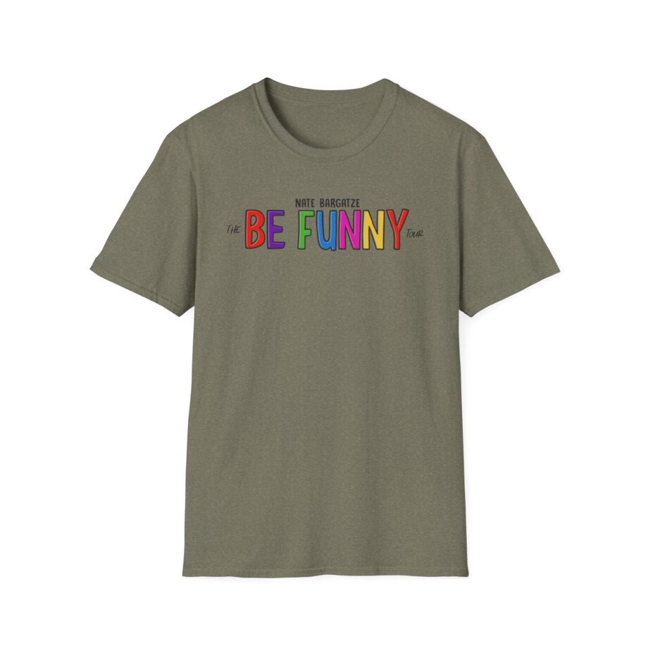 Nate Bargatze the Be Funny Tour Unisex Softstyle T-Shirt