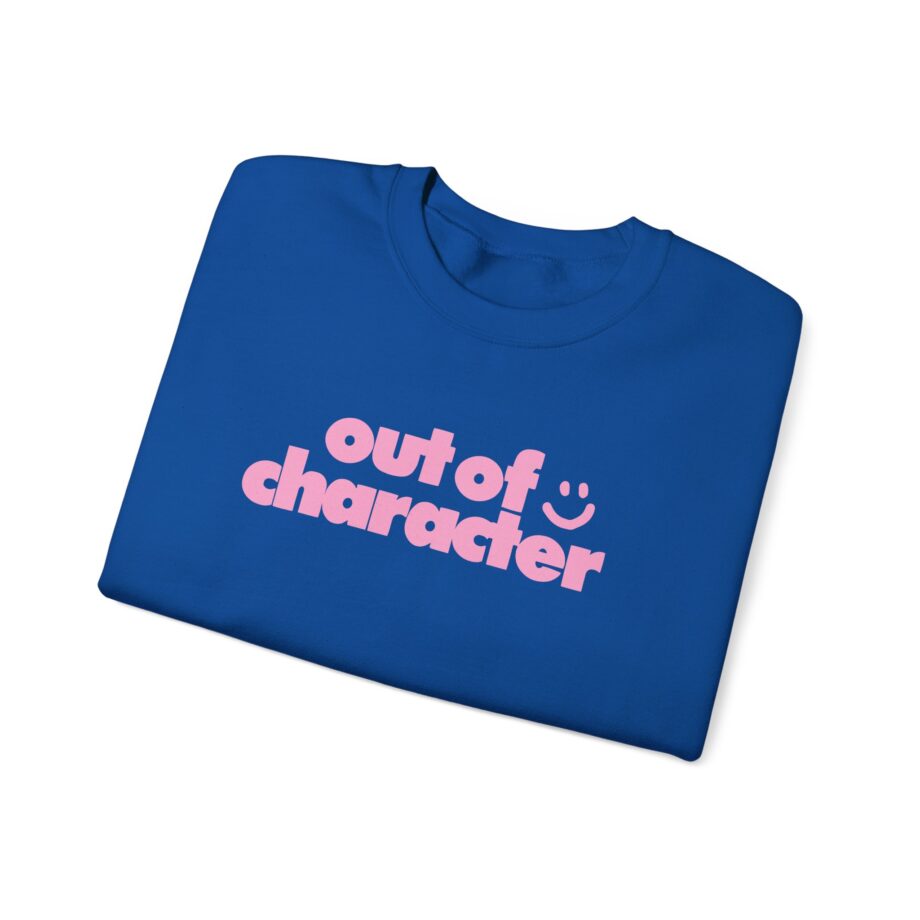 Slushy Noobz  Out Of Character Unisex Heavy Blend Crewneck Sweatshirt