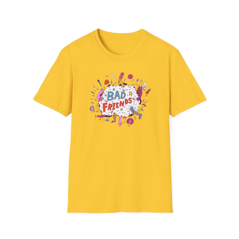 Bad Friends Fight Cloud Unisex Softstyle T-shirt