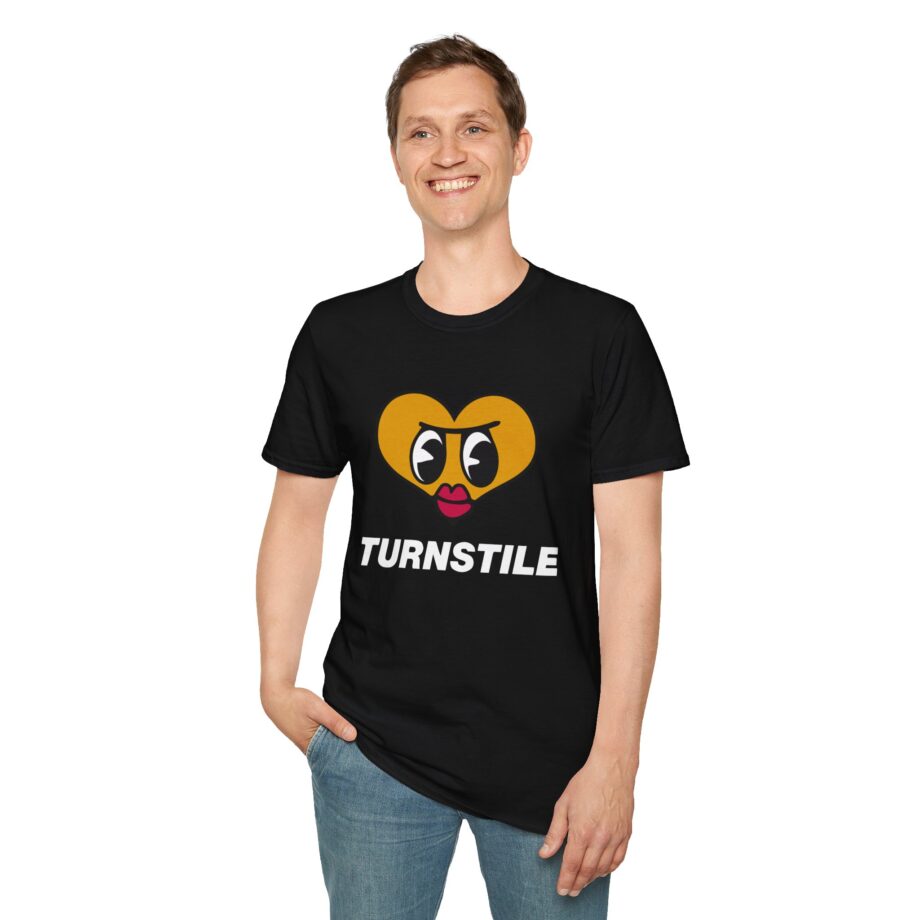 Turnstile Heart Unisex Softstyle T-shirt