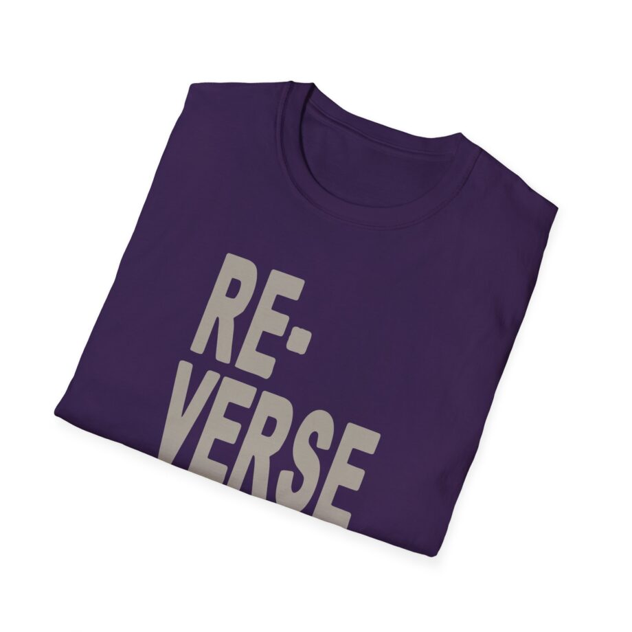 Armchair Expert Reverse Back Unisex Softstyle T-shirt
