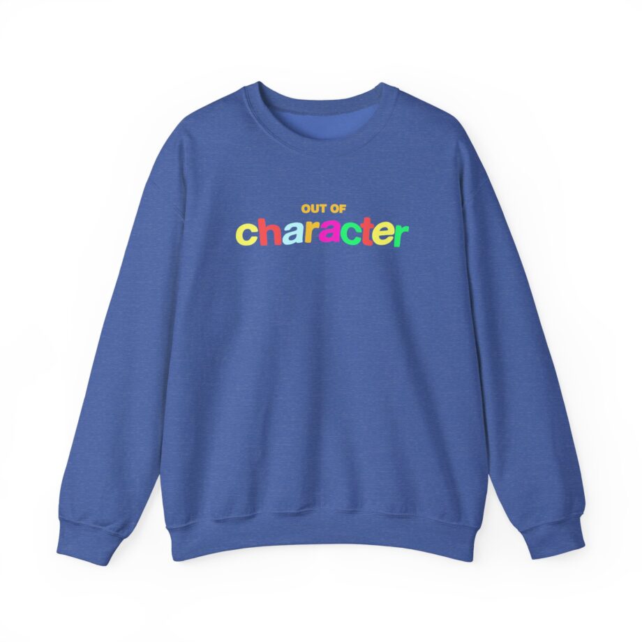 Slushy Noobz  Out Of Character Unisex Heavy Blend Crewneck Sweatshirt