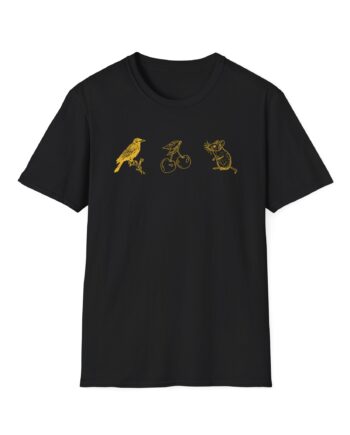 Armchair Expert Crow Cherry Mouse Unisex Softstyle T-shirt