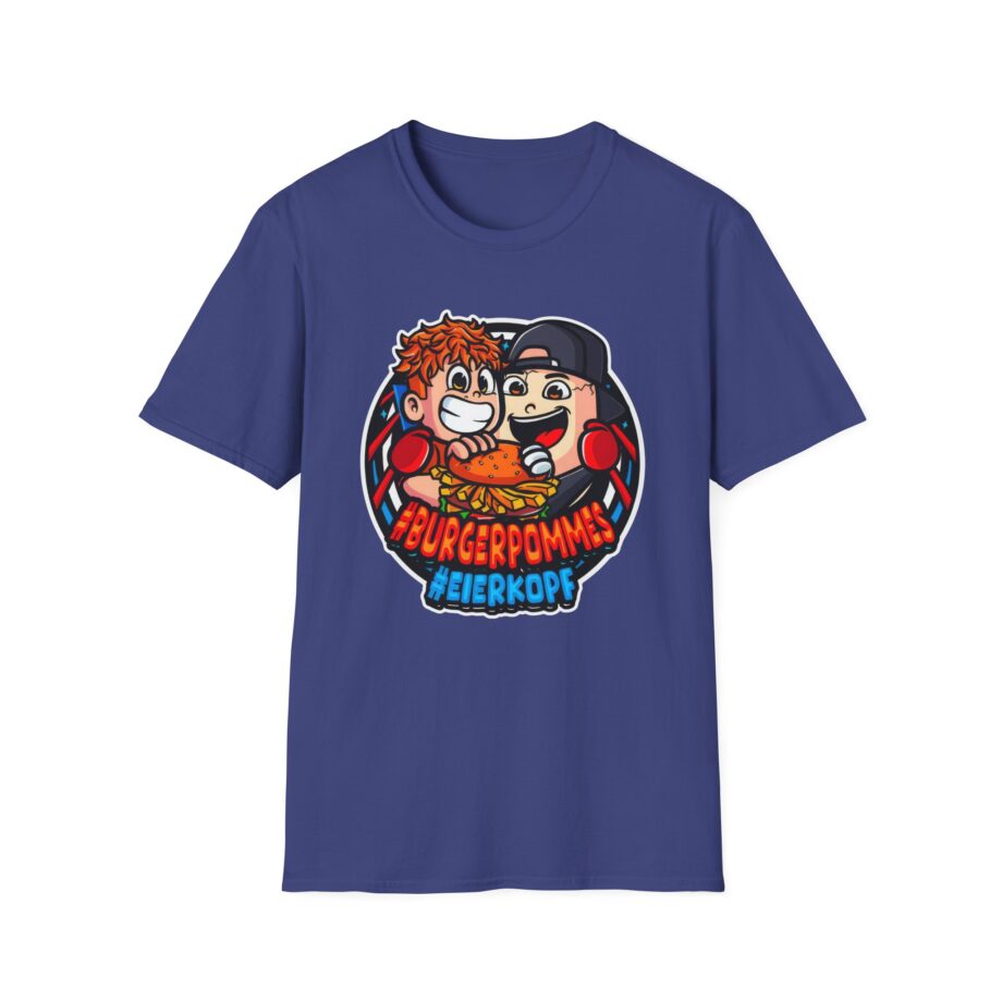 Burger Pommes eierkopf unisex softstyle t-shirt